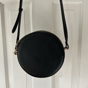 Free People Round Crossbody Bag - Black
